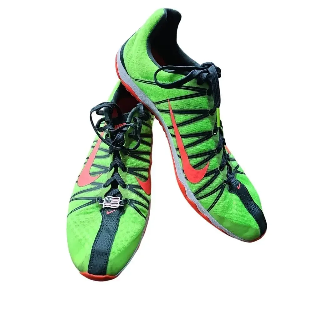 Nike Zoom Rival XC 605506-363 Lime Black Running Shoes Sneakers 11 US 45 EU Glow
